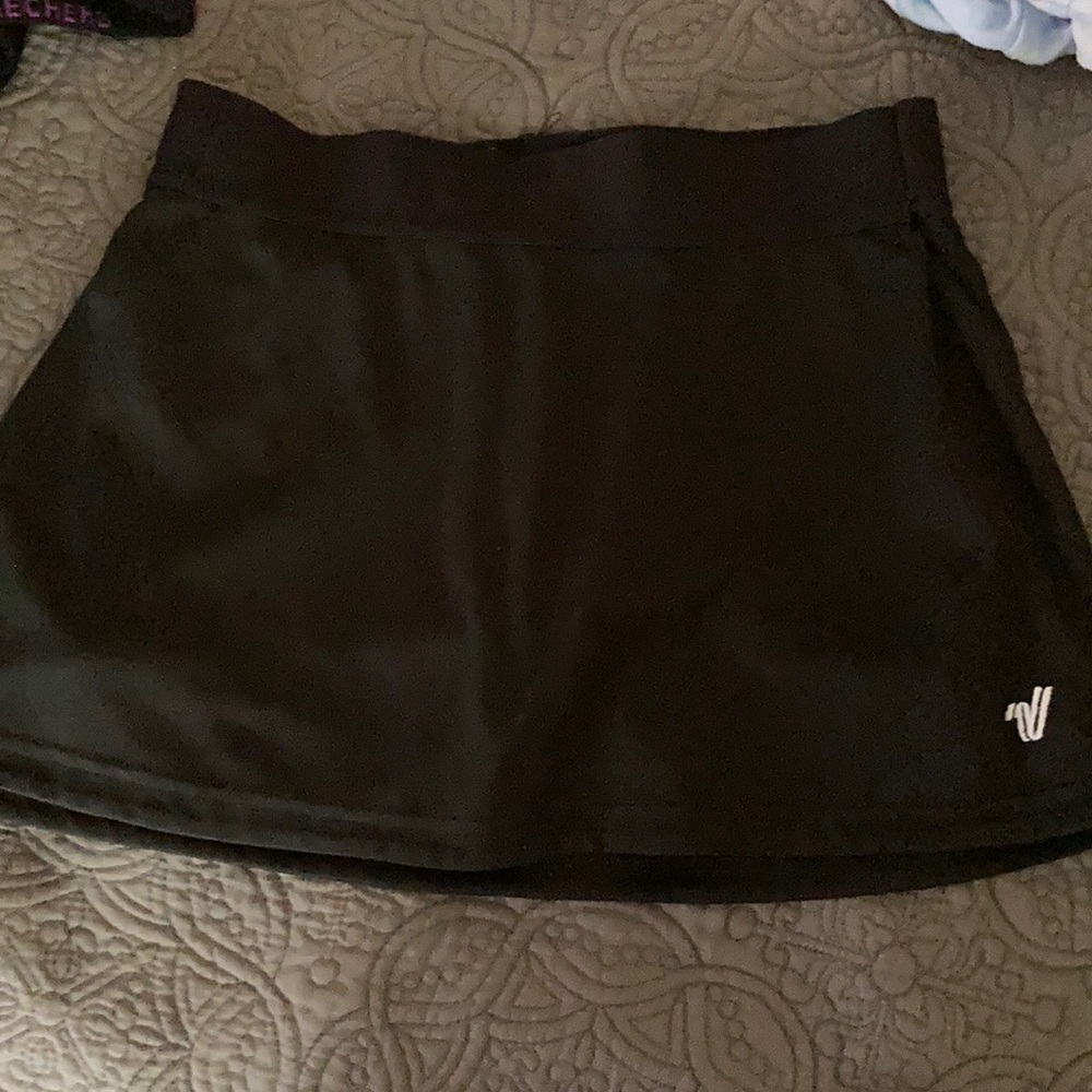 varsity mini skirt (with spandex)